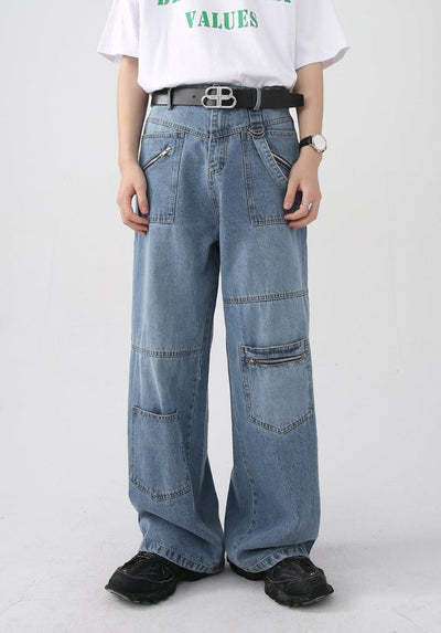 Leg Pockets Denim