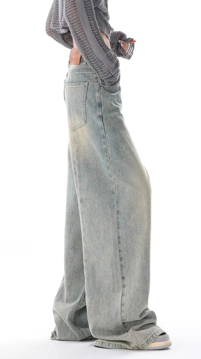 Ultra Wide-Leg Baggy Denim Jeans