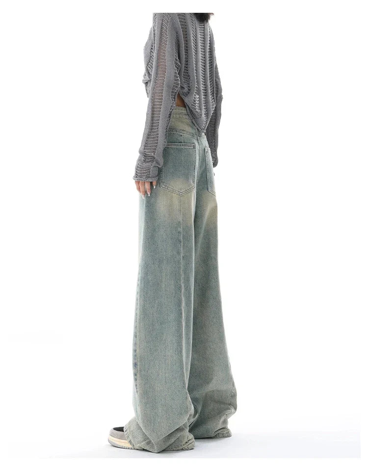 Ultra Wide-Leg Baggy Denim Jeans