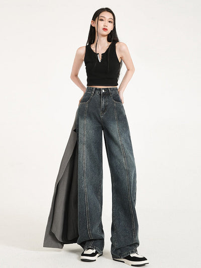 Baggy Vintage Straight Denim Jeans