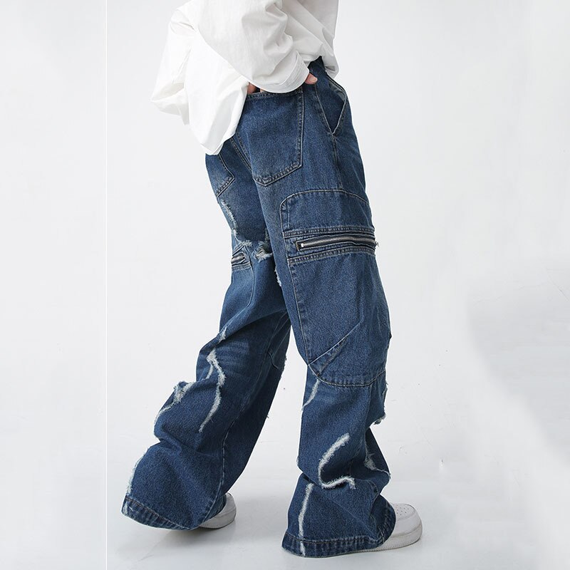 Ripped Baggy Denim