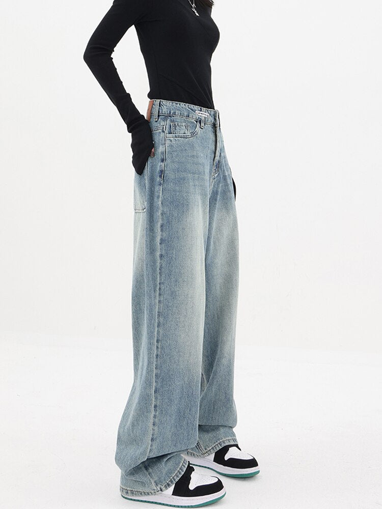 High Waist Vintage BF Jeans