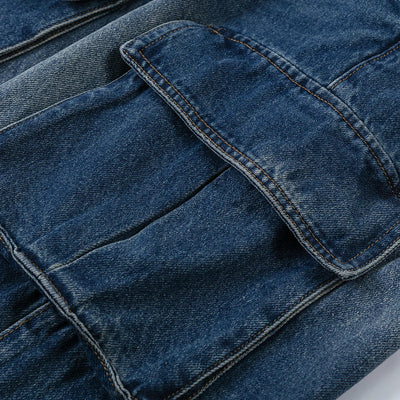 Explorer's Cargo Denim Jeans