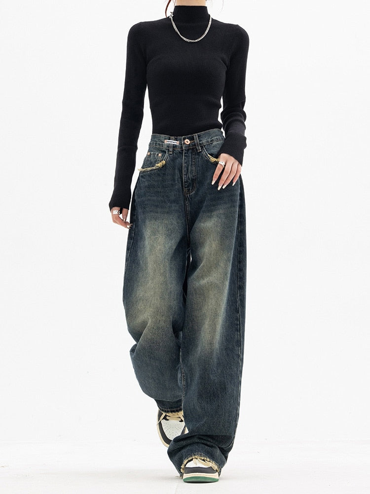 Vintage High Waist Women's Jeans