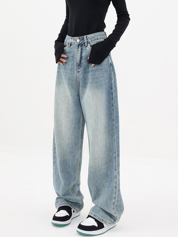 High Waist Vintage BF Jeans