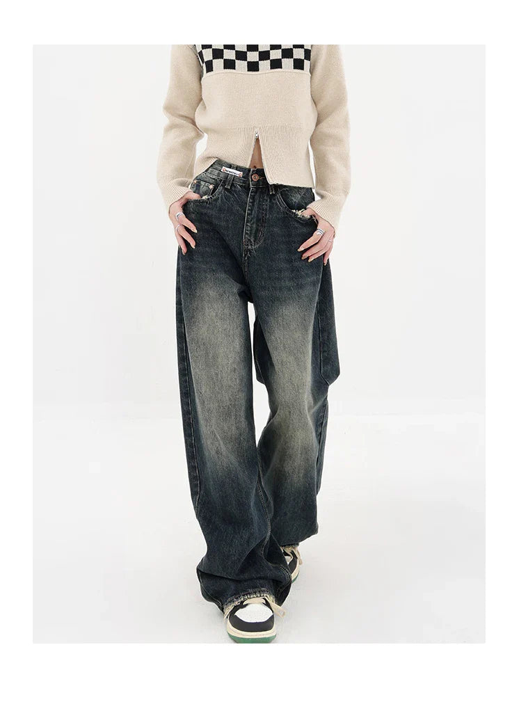 Stone Wide-Leg Women's Jeans