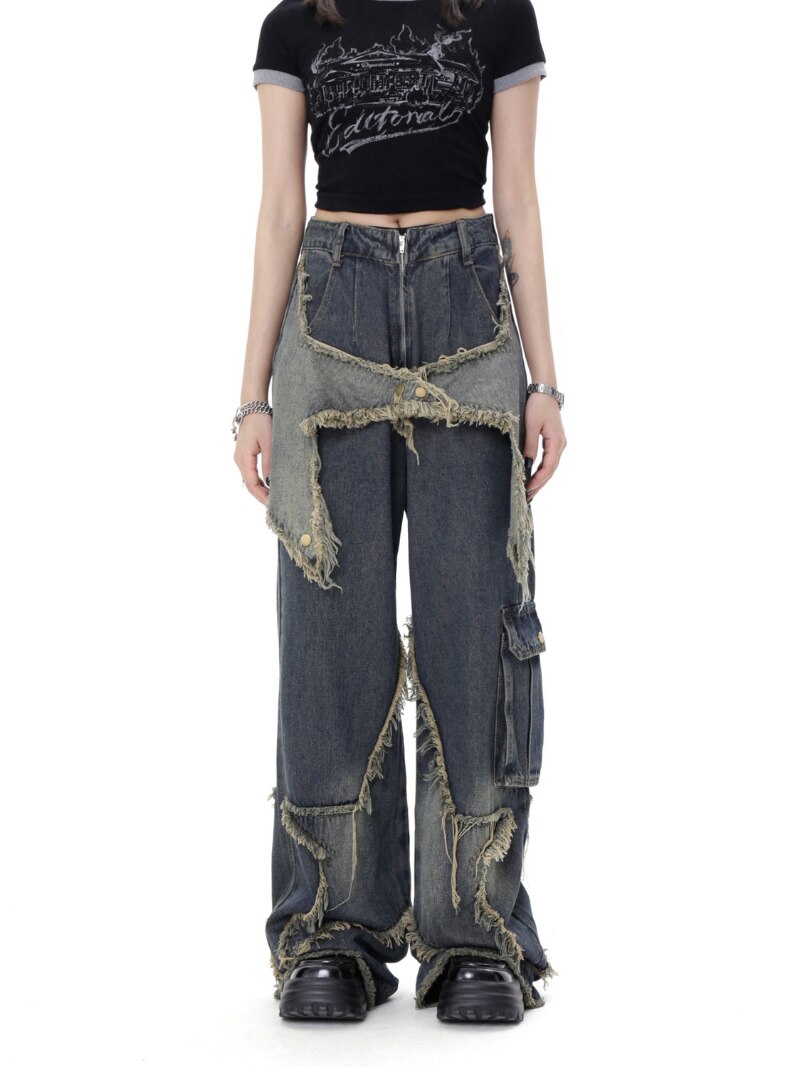 Star Wide Leg Jeans