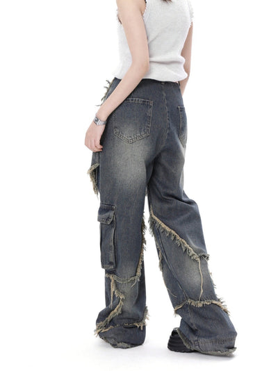 Star Wide Leg Jeans