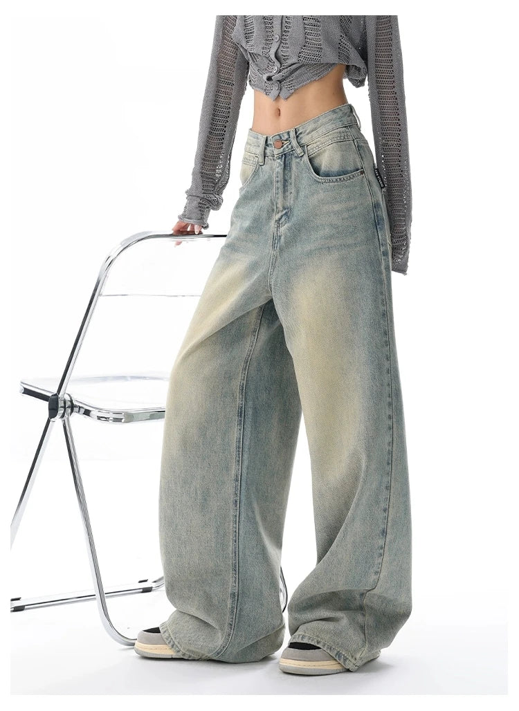 Ultra Wide-Leg Baggy Denim Jeans